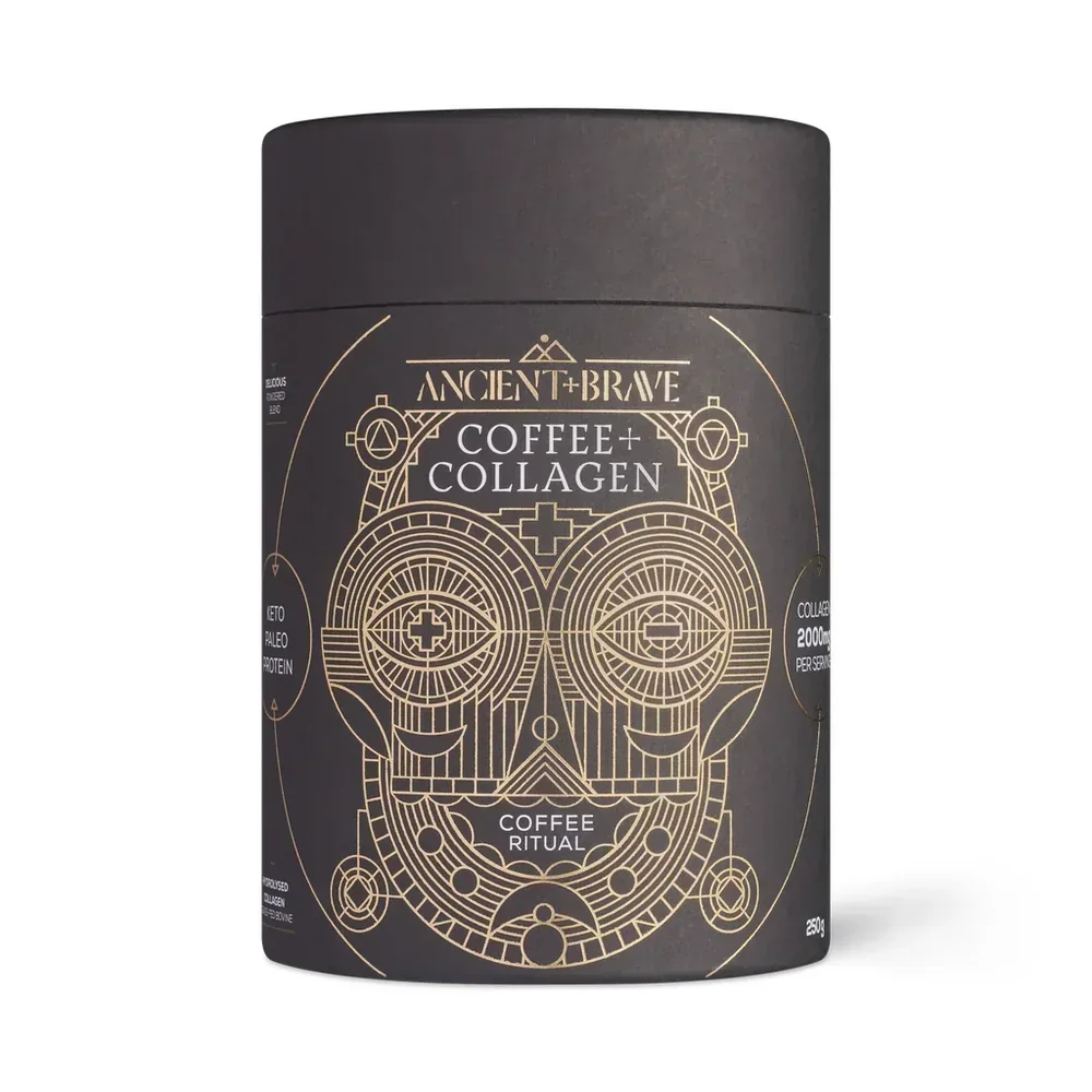 Packaging Ancient + Brave Coffee + Collagen