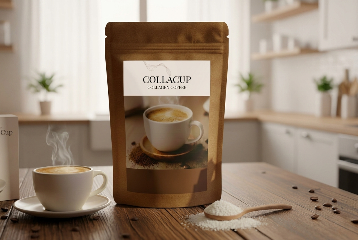 Packaging CollaCup Café instantané au collagène