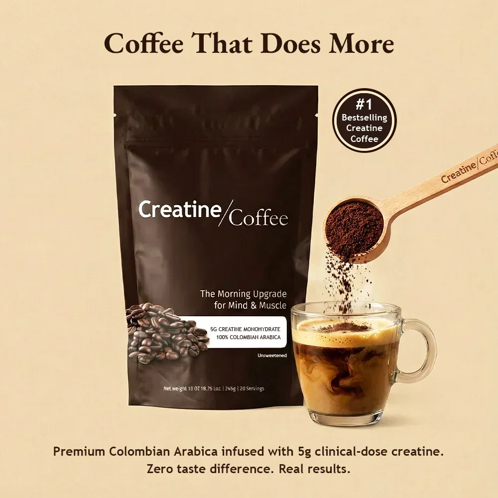 Packaging CreatineCoffeee CreatineCoffee