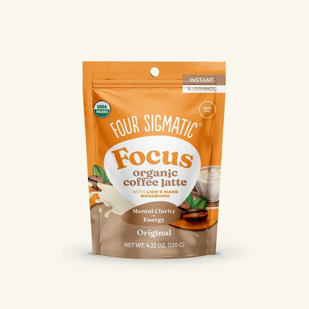 Packaging Four Sigmatic Focus Organic Coffee Latte / Think Coffee
