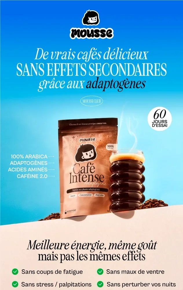 Packaging Mousse Mousse Café Adaptogène