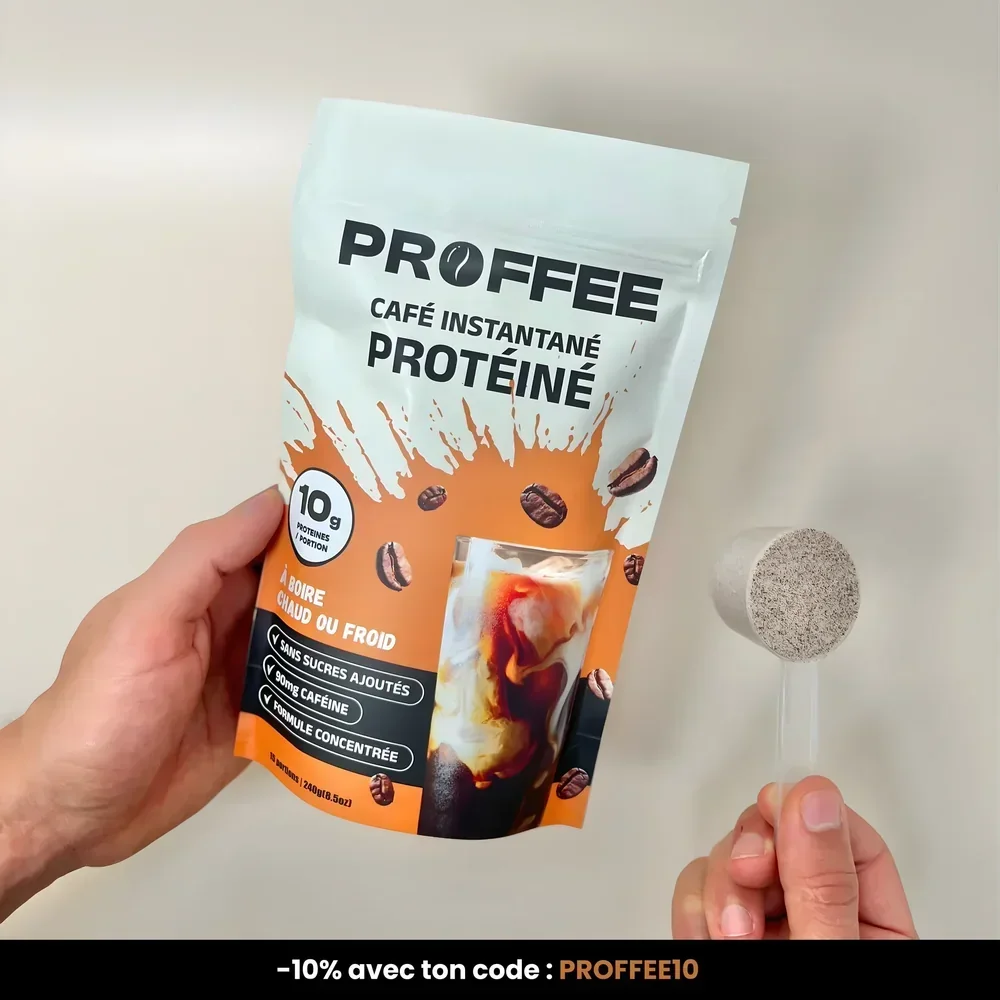 Packaging Proffee Café instantané protéiné