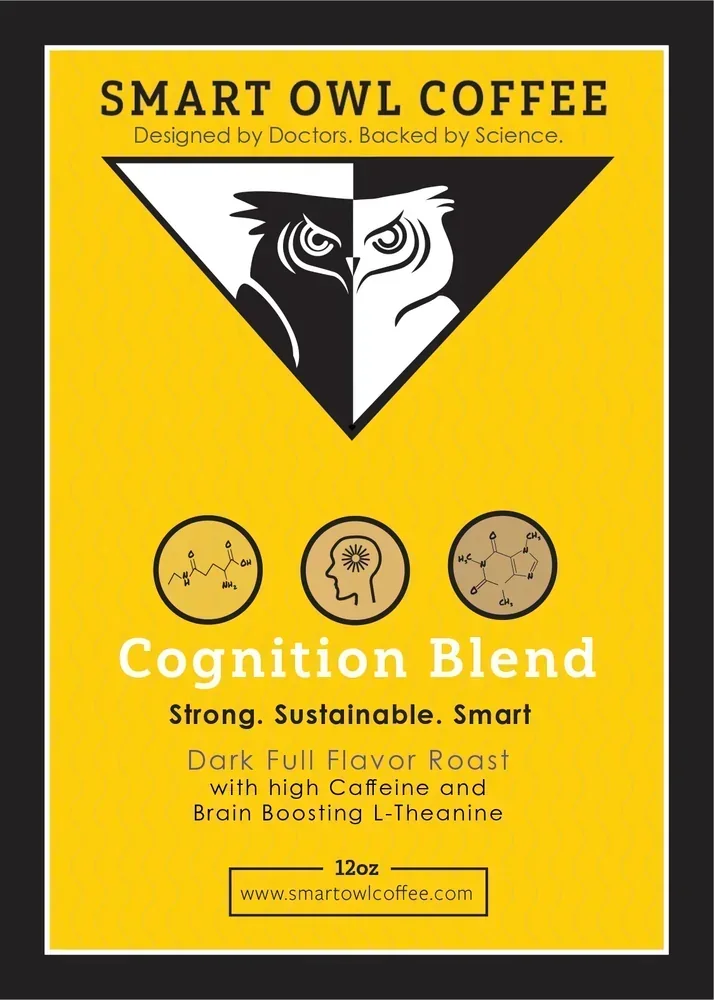 Packaging Smart Owl Coffee Cognition Blend