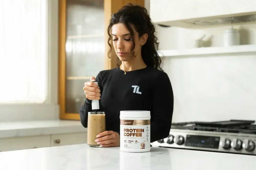 Packaging Transparent Labs Protein Coffee