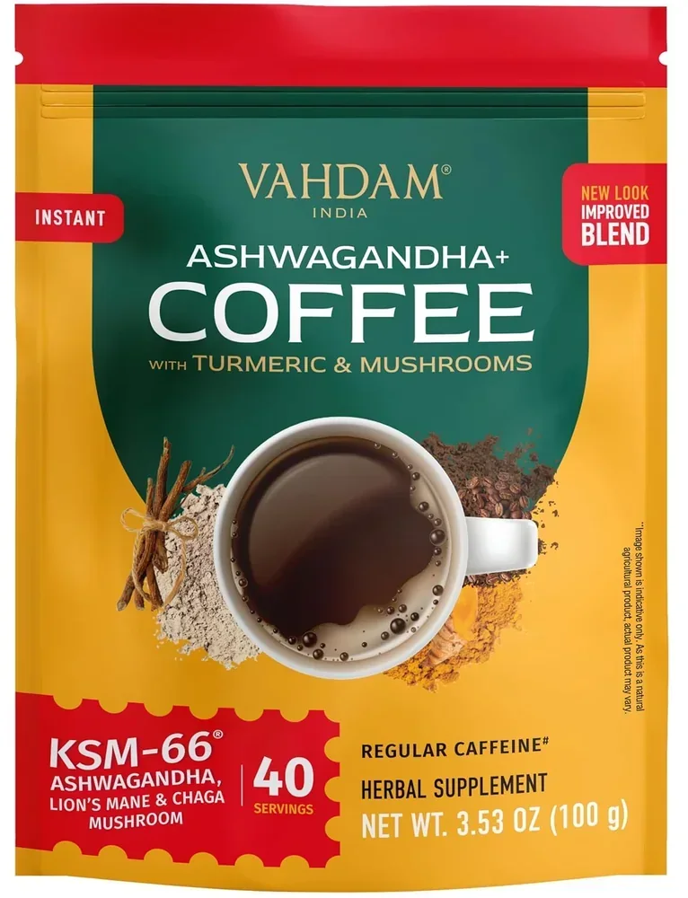 Packaging VAHDAM Mushroom Coffee