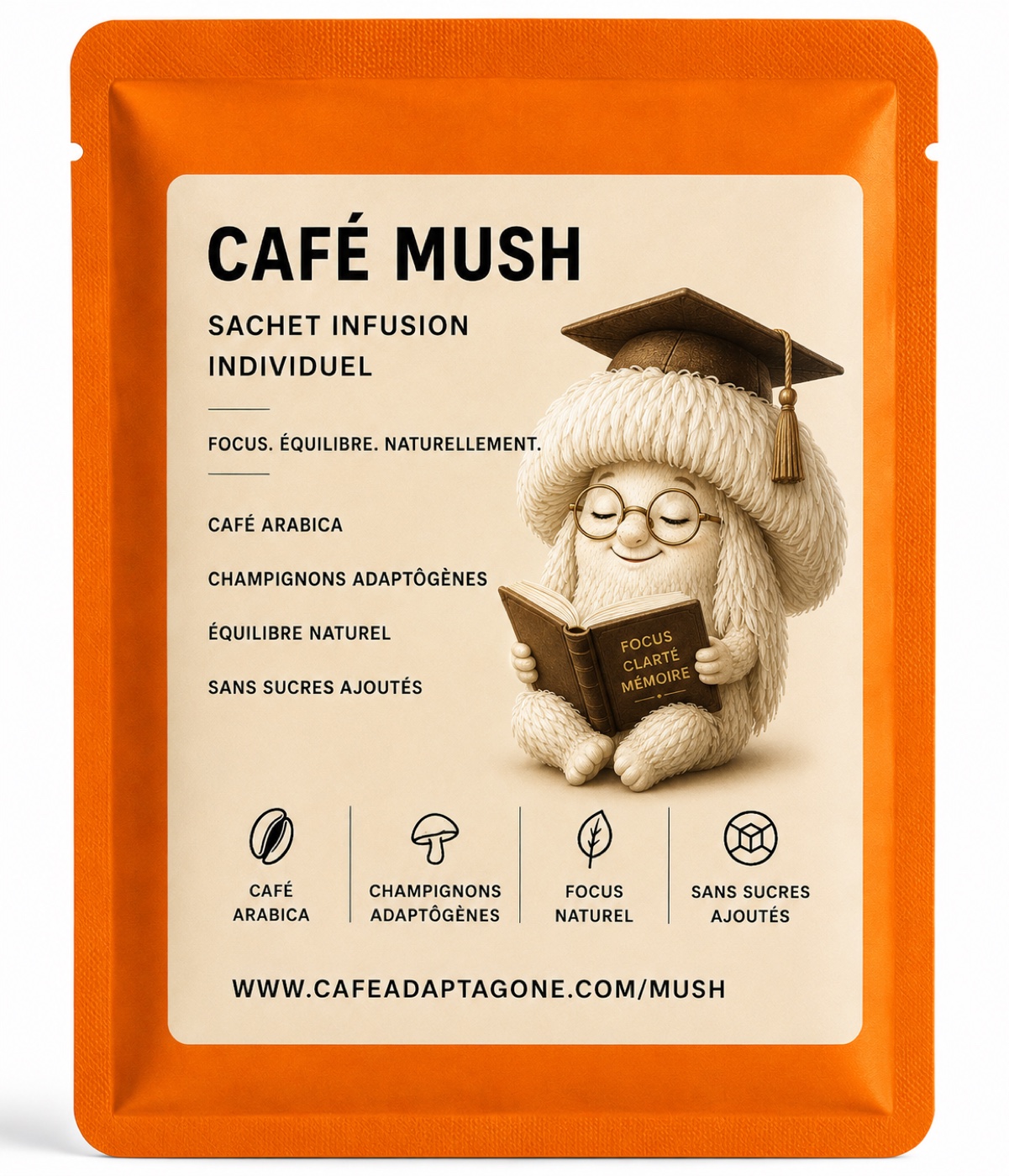 Sachet individuel Café Mush Café Adaptogène
