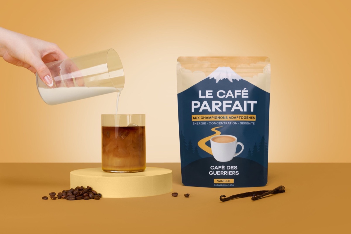 Café et packaging Café des Guerriers